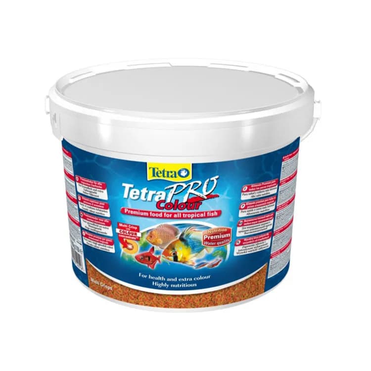 Tetra Pro Colour Renklendirici Tropikal Balık Yemi – 10LT