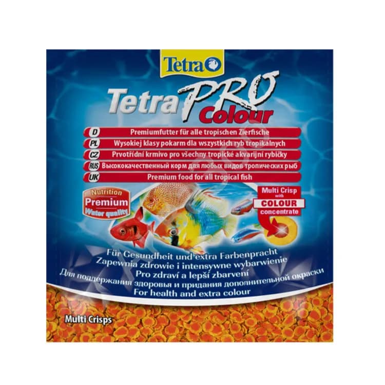 Tetra Pro Colour Renklendirici Tropikal Balık Yemi – 12GR