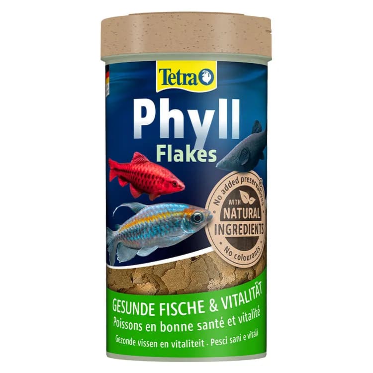 Tetra Phyll Flakes Bitkisel Tropikal Balık Yemi – 250ML