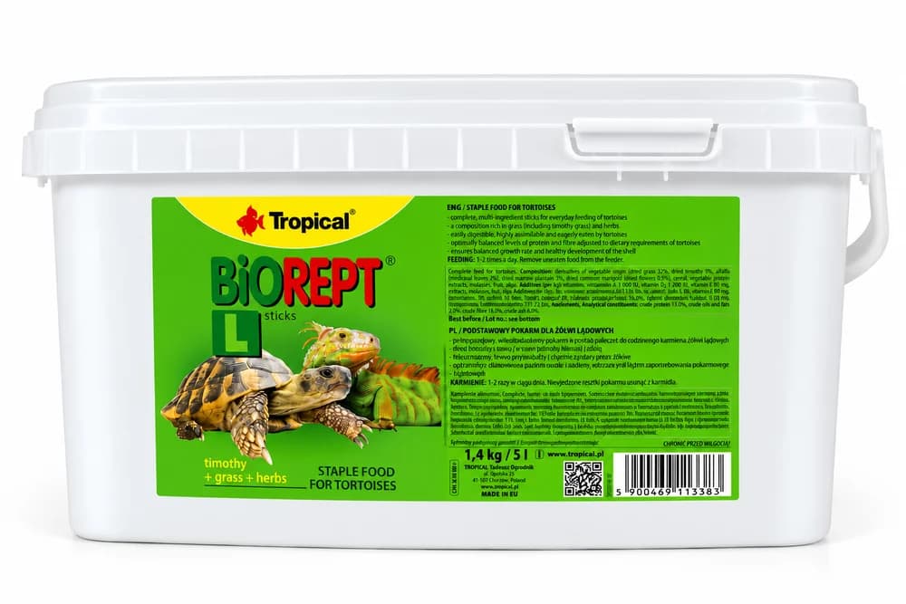 Tropical Biorept L 5Lt/1,4Kg Kaplumbağa Yemi