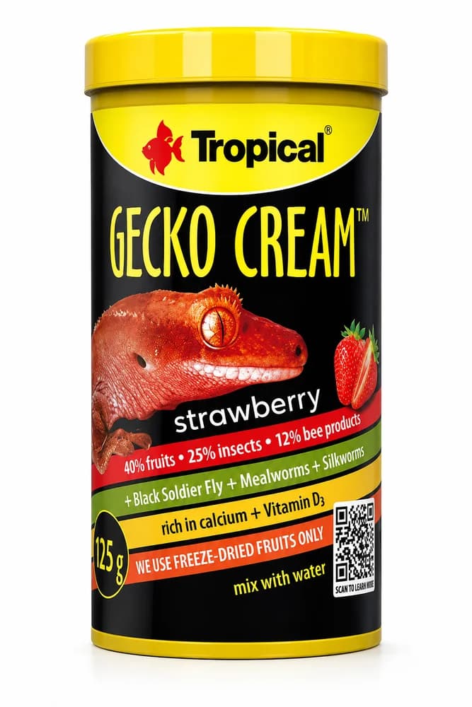 Tropical Gecko Cream Strawberry (Çilekli) 100ml/50Gr
