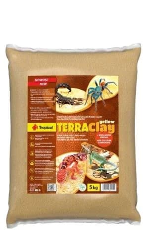 Tropical Terraclay Yellow 5Kg ( Sürüngen Zemin Malzemesi )