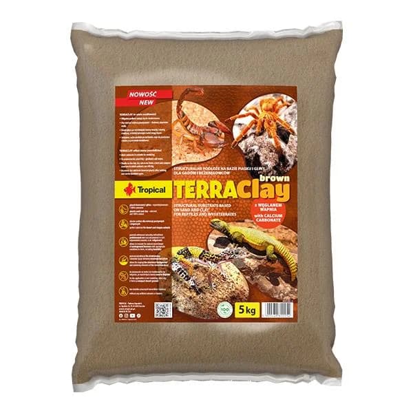 Tropical Terraclay Brown 5Kg ( Sürüngen Zemin Malzemesi )
