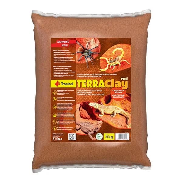 Tropical Terraclay Red 5Kg ( Sürüngen Zemin Malzemesi )
