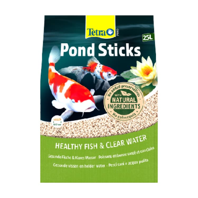 Tetra Pond Sticks Havuz Balıkları Yemi - Yeşil - 25LT