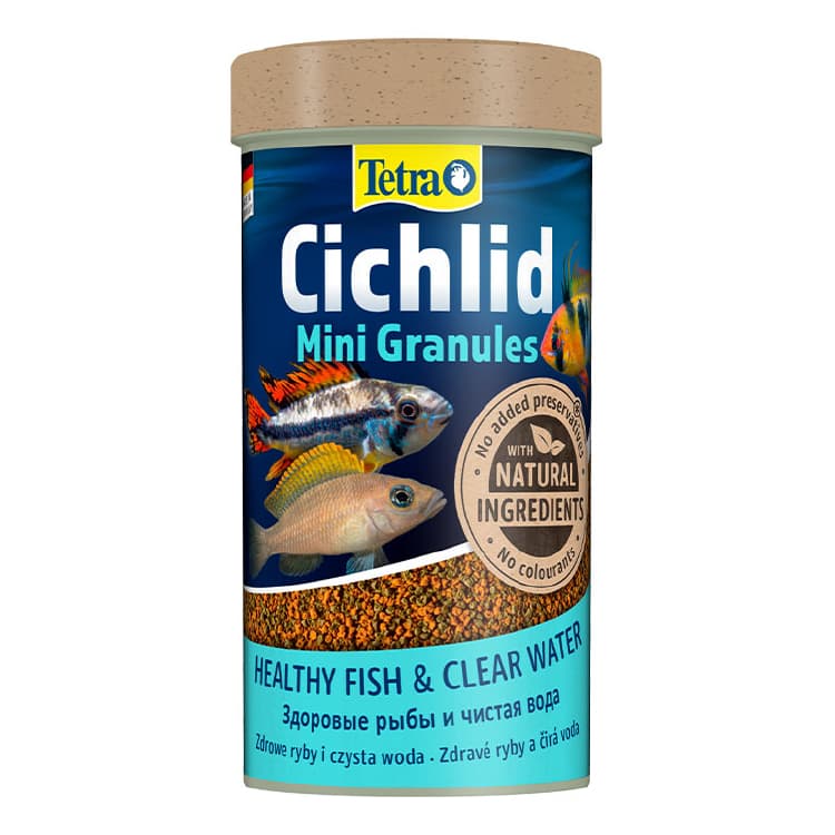 Tetra Cichlid Mini Granules Mini Granül Cichlid Balık Yemi - 250ML