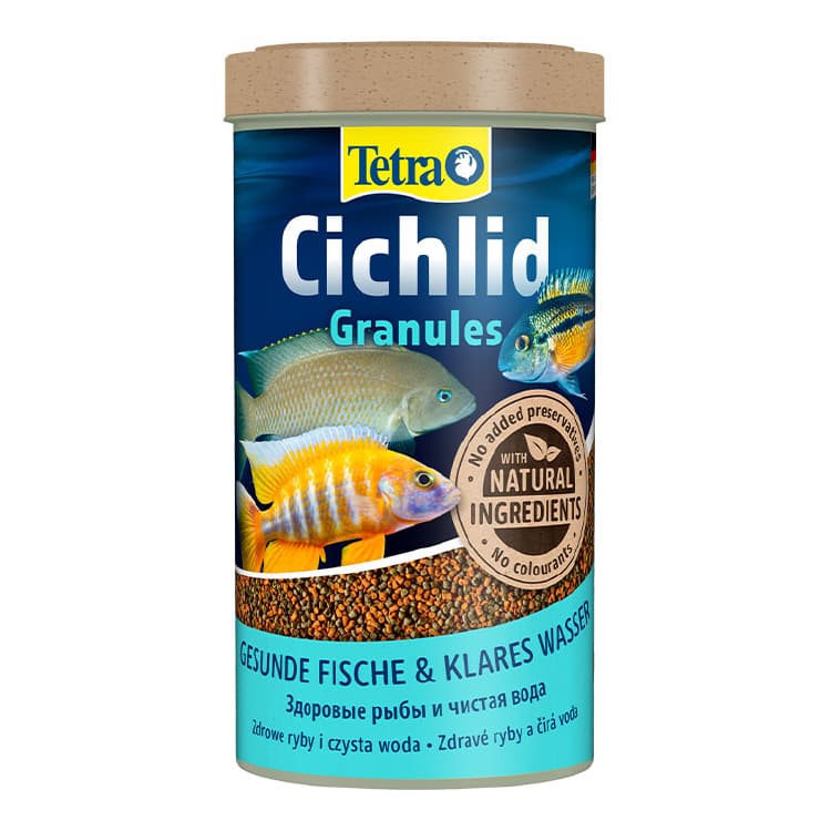 Tetra Cichlid Granules Granül Cichlid Balık Yemi - 500ML