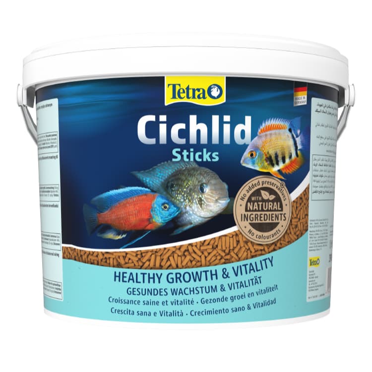 Tetra Cichlid Sticks Cichlid Çubuk Balık Yemi - 10LT