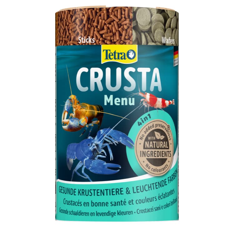 Tetra Crusta Menu Karides Kerevit ve Kabuklu Canlılar Yemi - 100ML