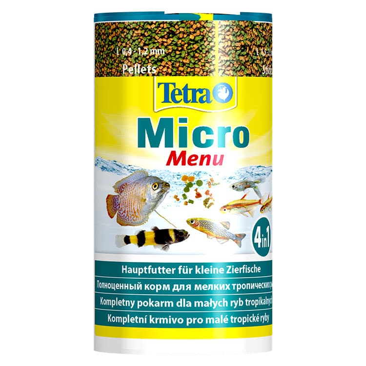 Tetra Micro Menu Karışık Mikro Tropikal Balık Yemi - 100ML