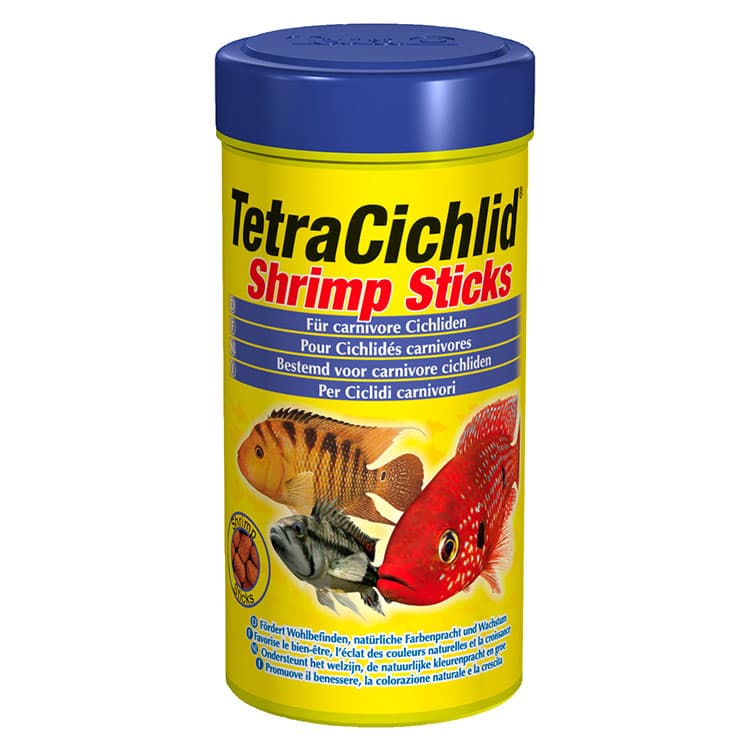 Tetra Cichlid Shrimp Sticks Cichlid Çubuk Balık Yemi - Karidesli - 250ML