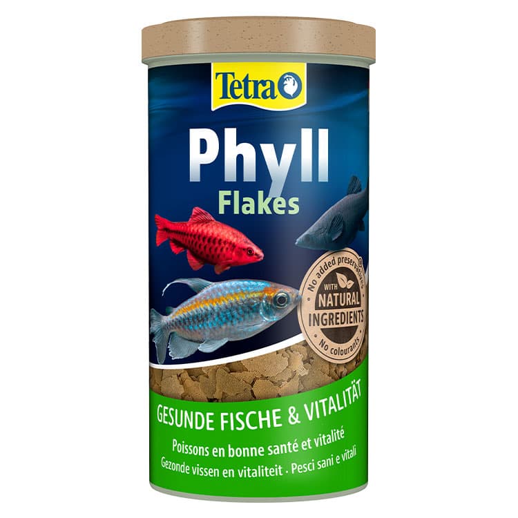 Tetra Phyll Flakes Bitkisel Tropikal Balık Yemi - 1LT