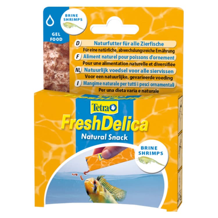 Tetra Fresh Delica Brine Shrimps Tropikal Jel Balık Yemi - Karidesli - 48GR