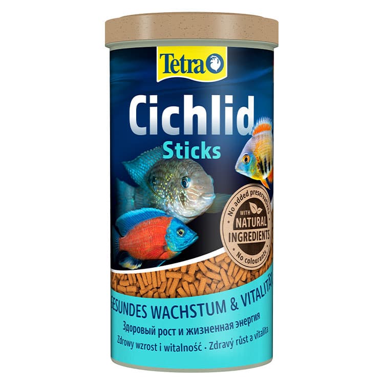 Tetra Cichlid Sticks Cichlid Çubuk Balık Yemi - 1LT