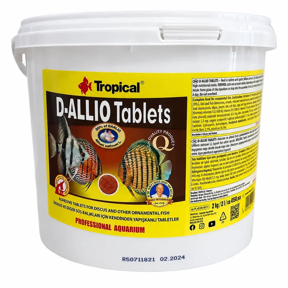 Tropical D-Allio Tablets ( %30 Sarımsaklı Tablet ) (Kovadan Bölme)