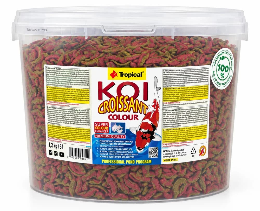 Tropical Koi Croissant Colour (Kovadan Bölme)