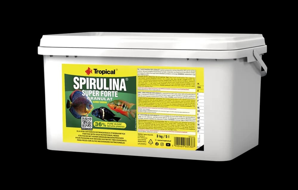 Tropical Super Spirulina Forte Gran (Kovadan Bölme)