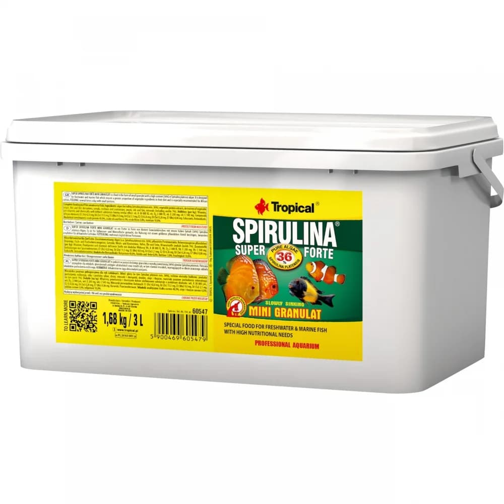 Tropical Super Spirulina Forte Mini Gran (Kovadan Bölme)