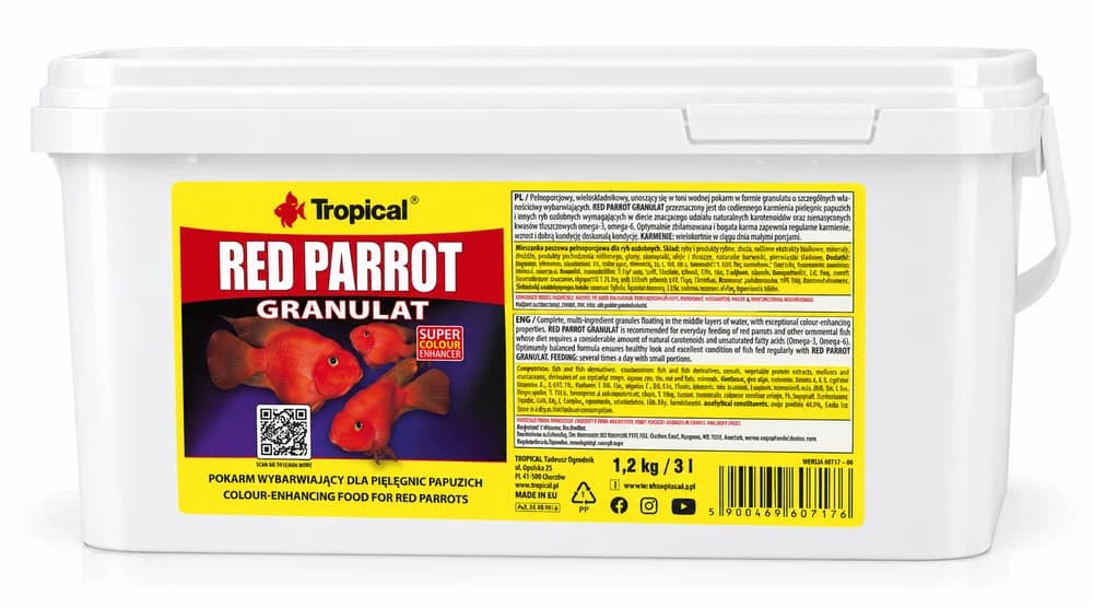 Tropical Red Parrot Gran (Kovadan Bölme)