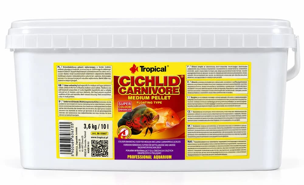 Tropical Cichlid Carnivore Medium Pellet (Kovadan Bölme)