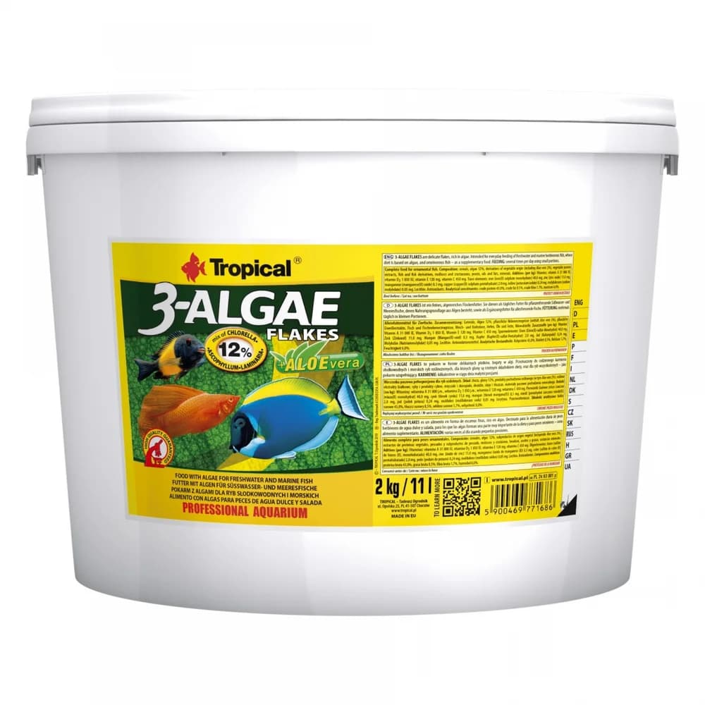 Tropical 3 Algae Flakes (Kovadan Bölme)