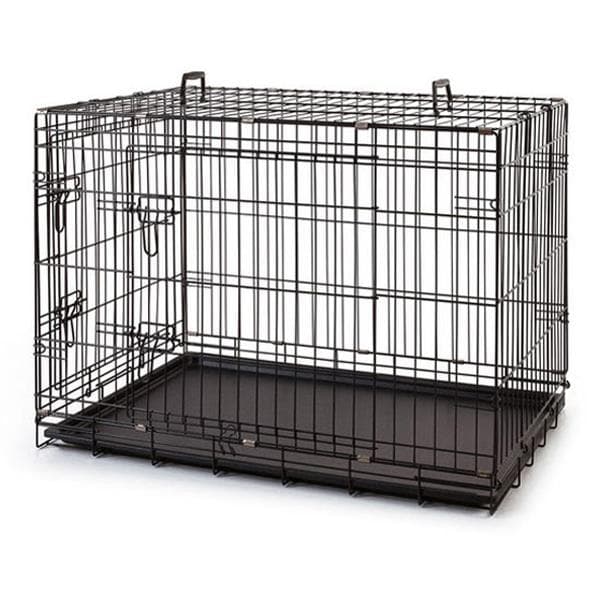 Aqua Boutique Metal Kedi Köpek Kafesi Siyah 107x71x78CM