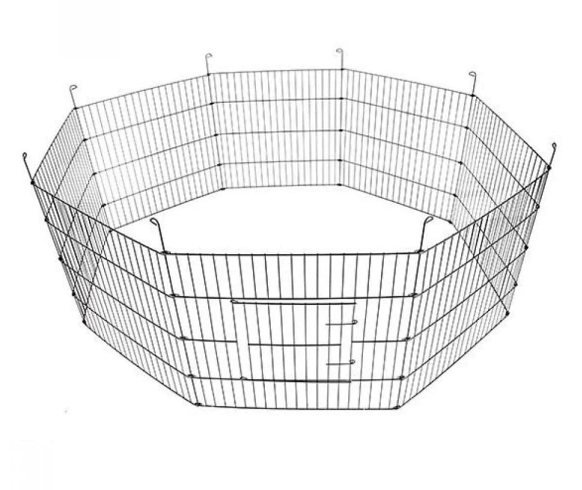 Aqua Boutique Metal Kedi Köpek Çiti Siyah 61x91CM