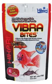 Hikari Tropical Vibra Bites Kurtçuk Formüllü Renk Yemi 73 g