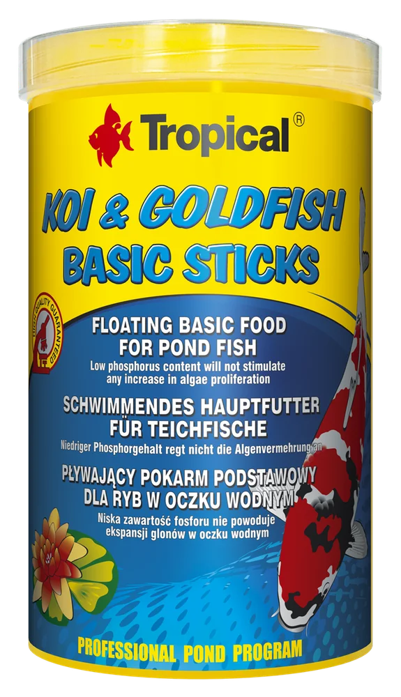 Tropical Koi&Goldfish Basic Sticks Wor. 1000ml/90Gr