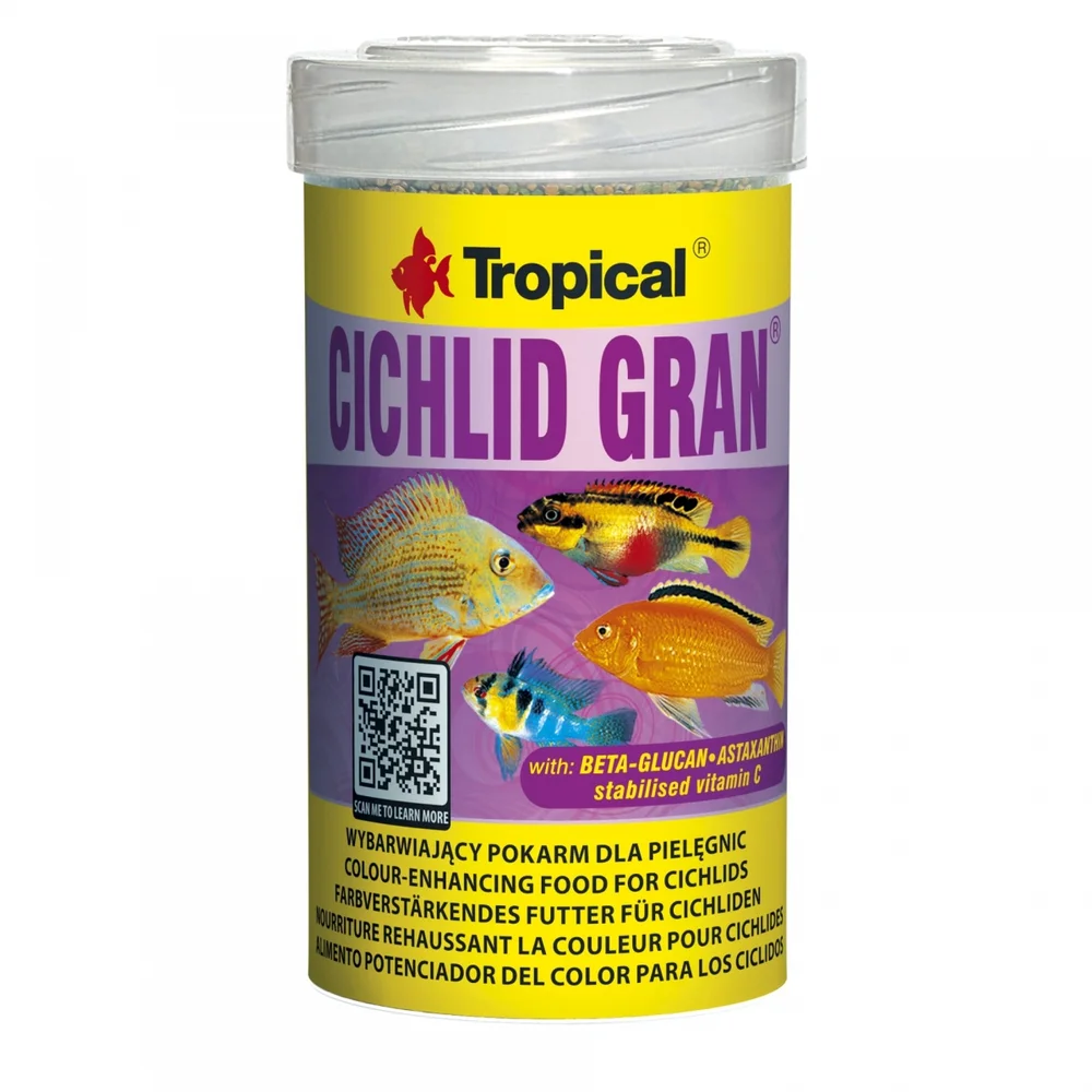 Tropical Cichlid Gran 100ml/55Gr
