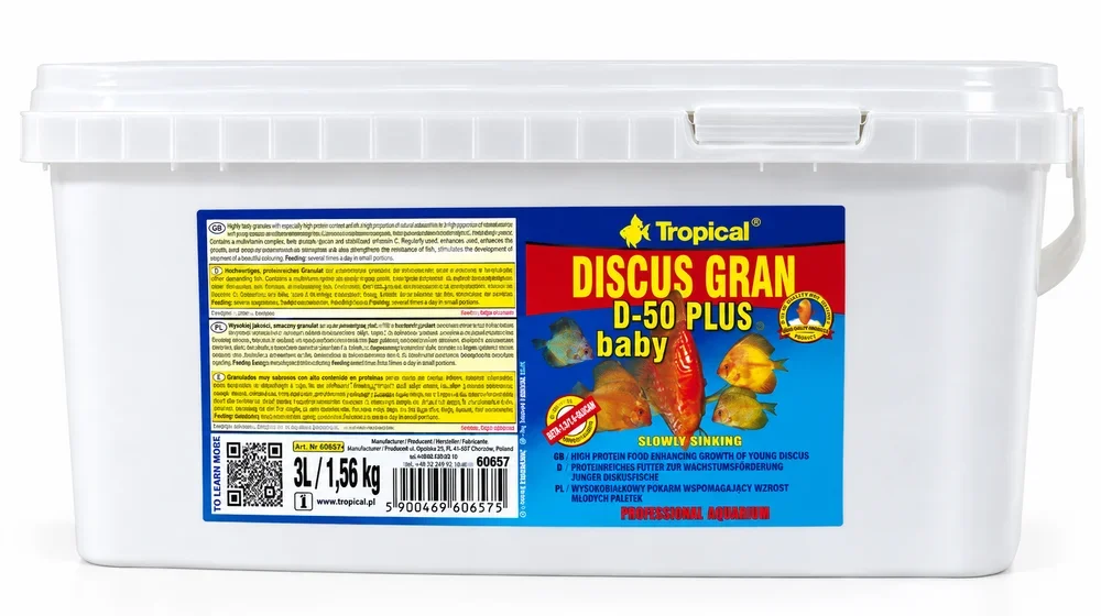 Tropical Discus Gran D-50 Plus Baby (Kovadan Bölme)