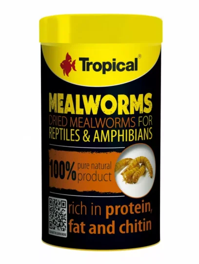 Tropical Meal Worms 100 ml/13Gr ( Kurutulmuş Un Kurdu )