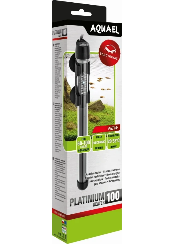 Aquael Glass Heater Platinium 100W Akvaryum Isıtıcısı