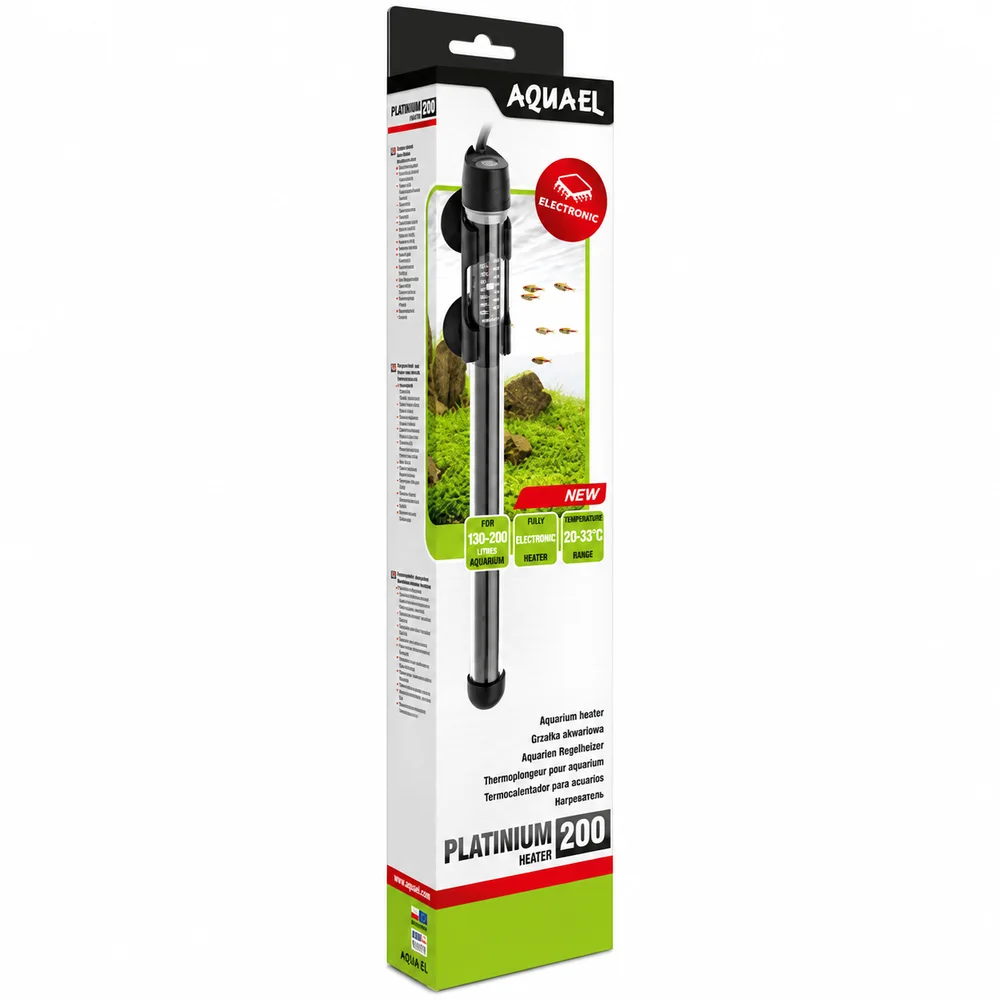 Aquael Glass Heater Platinium 200W Akvaryum Isıtıcısı