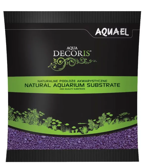 Aquael Gravel Decoris Mor Kum 1KG