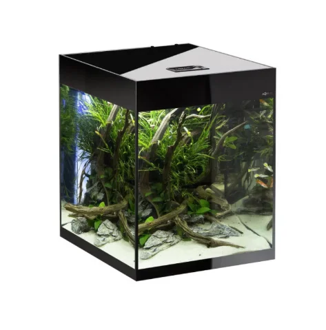 Aquael Glossy Cube Akvaryum Seti D&N 50 Siyah