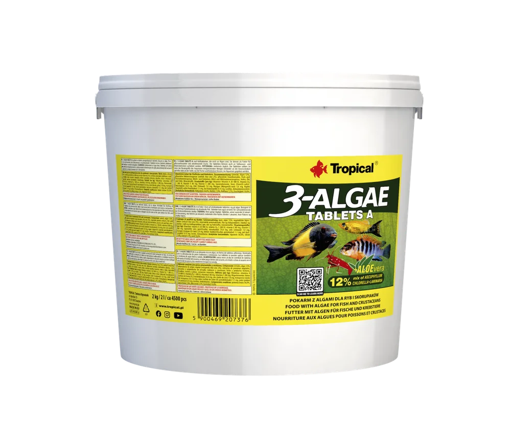 Tropical 3 Algae Tablets A 2 Kg - 4500 Adet