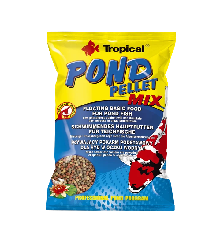 Tropical Pond Pellet Mix Worms 1000ml/130Gr
