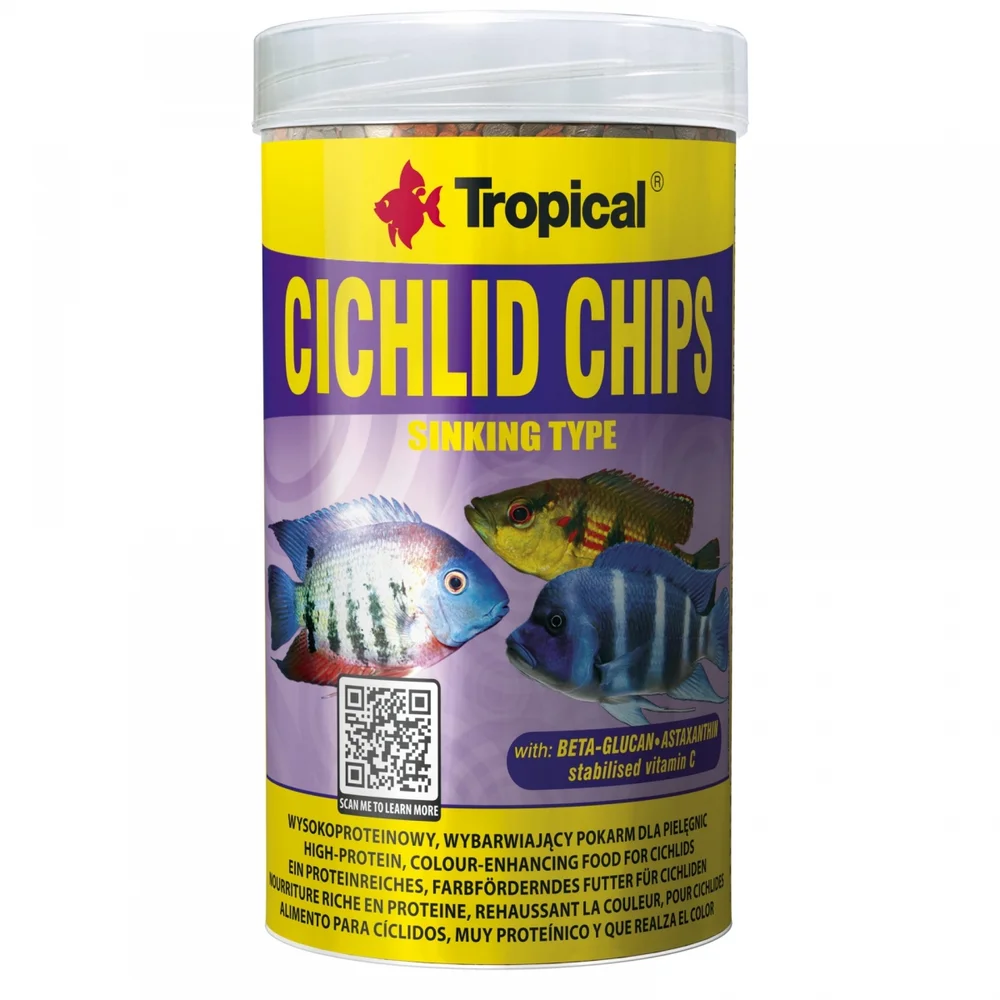 Tropical Cichlid Chips 250ml/130Gr