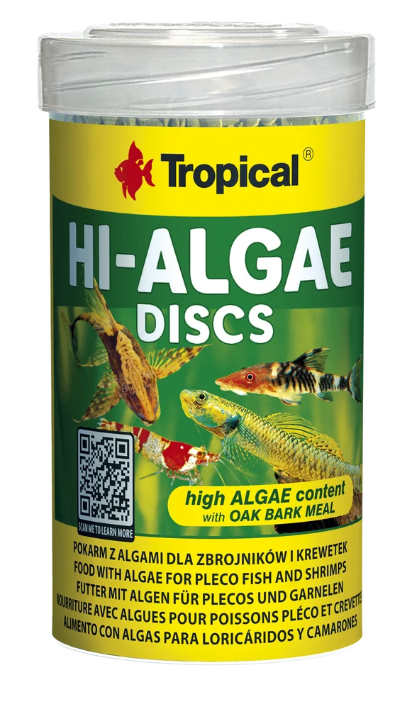 Tropical Hi Algae Discs 250ml/150G