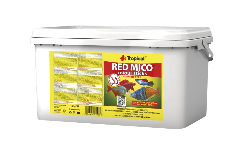 Tropical Red Mico Colour Sticks 5L/1,7Kg