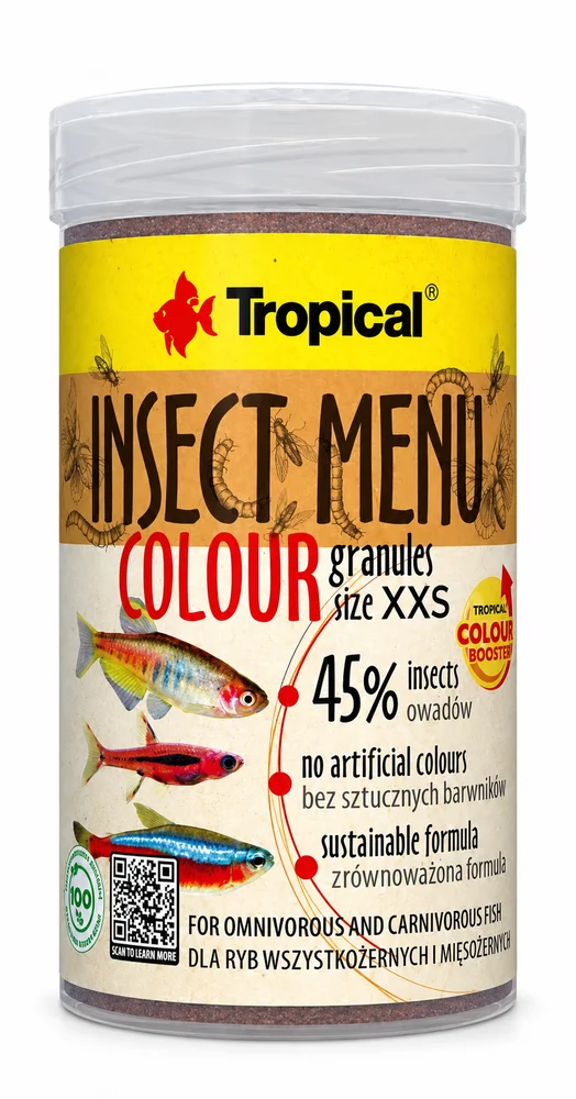 Tropical Insect Menu Colour Granules Size XXS 250ml/160Gr