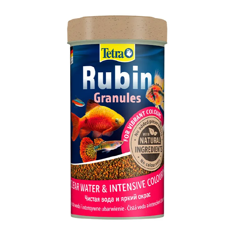 Tetra Rubin Granules Granül Renk Güçlendirici Balık Yemi - 250ML
