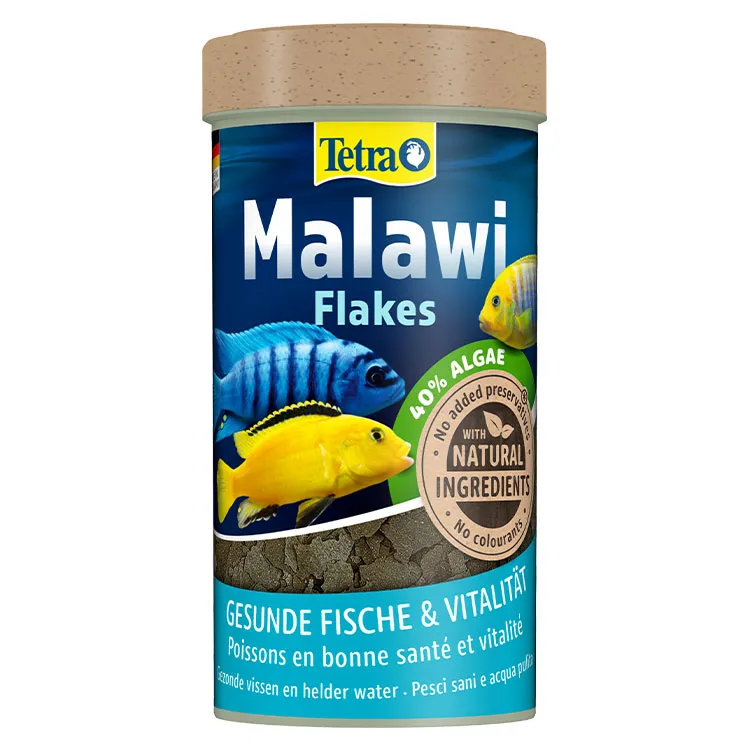 Tetra Malawi Flakes Pul Bitkisel Ciclhid Balık Yemi - 250ML