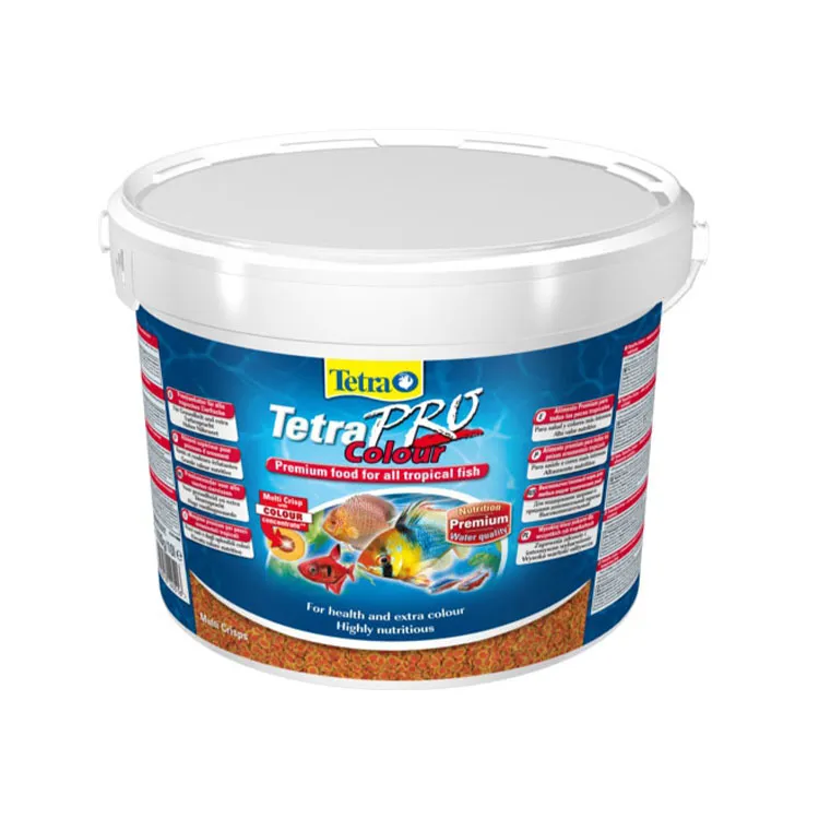 Tetra Pro Colour Renklendirici Tropikal Balık Yemi - 10LT