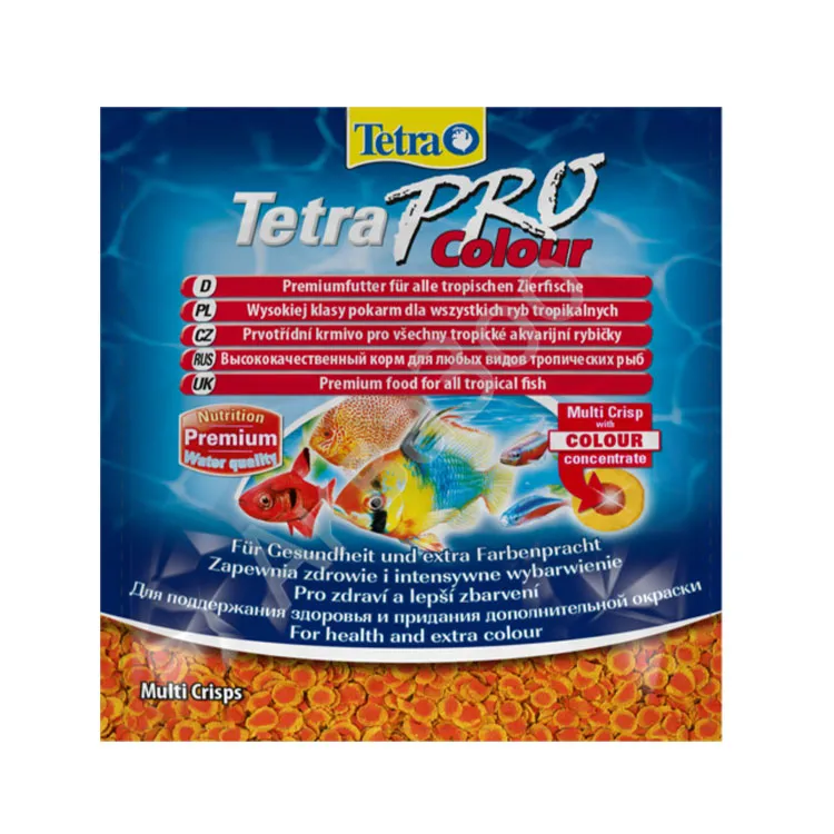 Tetra Pro Colour Renklendirici Tropikal Balık Yemi - 12GR