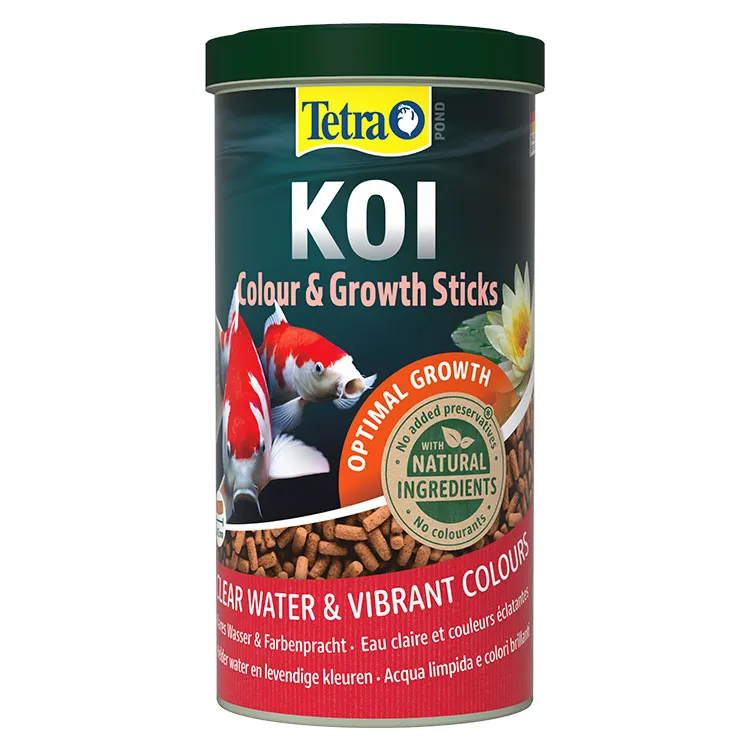 Tetra Koi Colour & Growth Sticks Renklendirici Çubuk Havuz Balıkları Yemi - 1LT