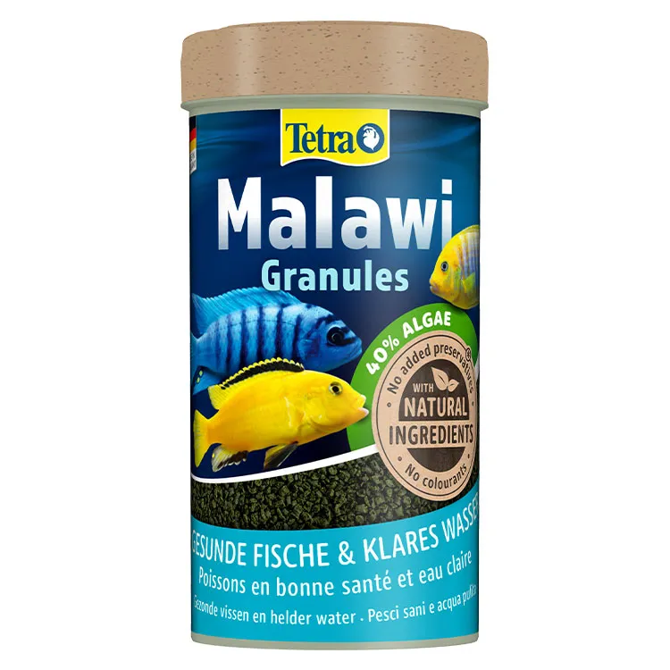 Tetra Malawi Granules Granül Bitkisel Ciclhid Balık Yemi - 250ML
