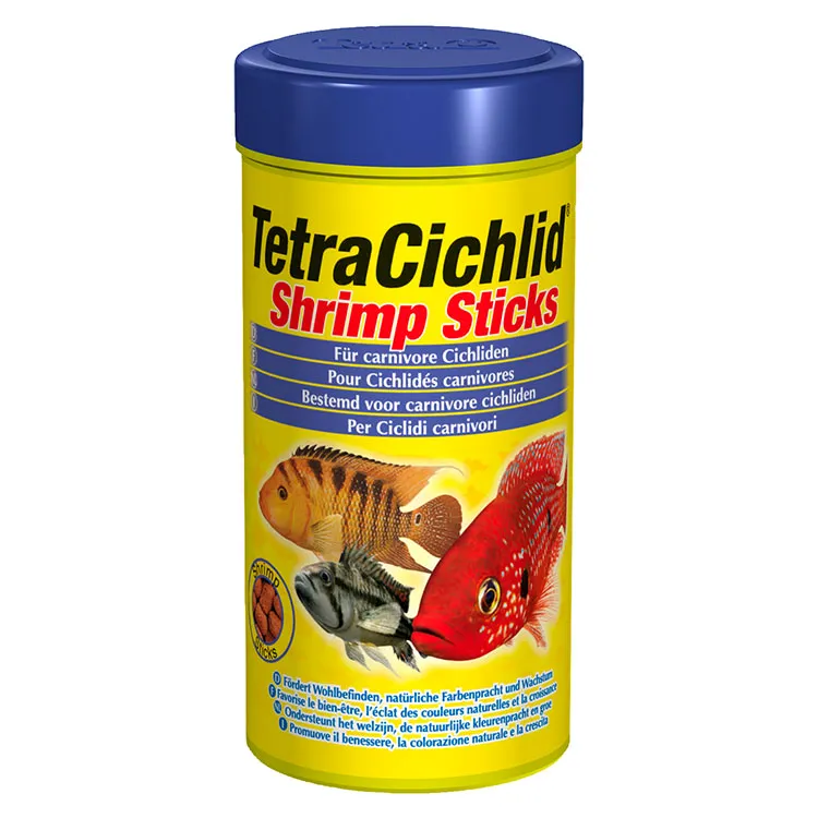 Tetra Cichlid Shrimp Sticks Cichlid Çubuk Balık Yemi - Karidesli - 250ML
