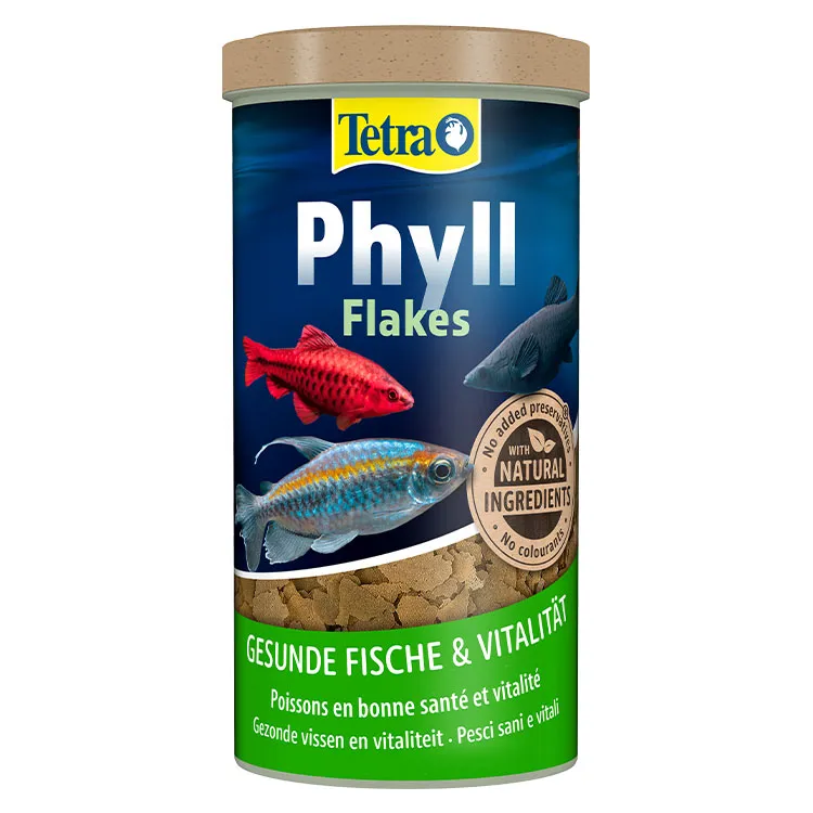 Tetra Phyll Flakes Bitkisel Tropikal Balık Yemi - 1LT